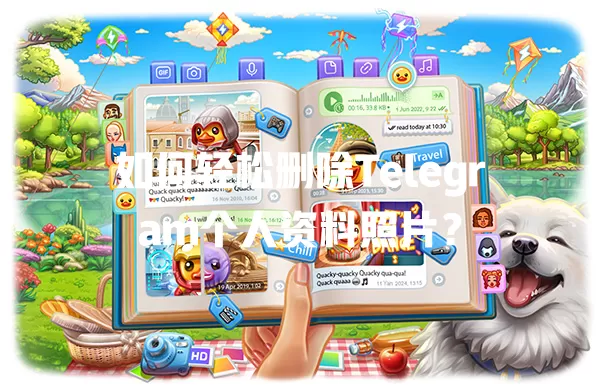 如何轻松删除Telegram个人资料照片? 一